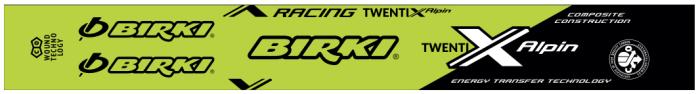 BIRKI TWENTIX CARBON 80% neon žlutá, 140