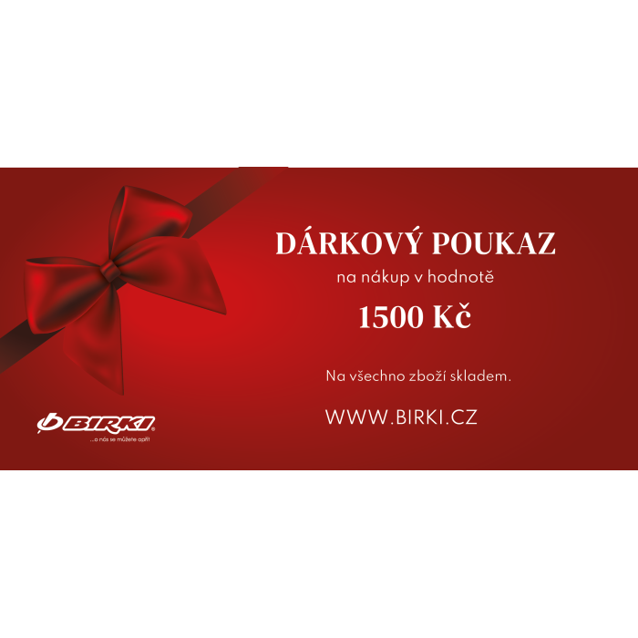 Dárkový Poukaz 1500 Kč